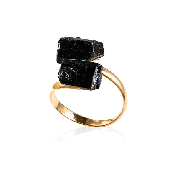 Black Tourmaline Ring – lolahSoul